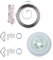 Gubeter Kit de cliquet de Corde à Ressort de poulie de démarreur à Rappel, pour Tondeuse Stihl Fc55 Fs55 Fs45 Fs46 Fs38 Hl45,/