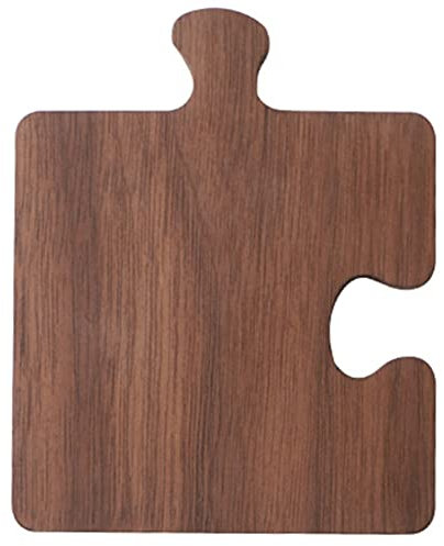 MADOC Sous-verres en Noyer Sous-verres Massif Porte-gobelet de support de SartéN Puzzle Sous-verres Tapis