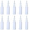 EiEiFiFi 10 Pieces Portable Plastic Nasal Spray Bottles Container Direct Injection Bottle Nasal Spray Bottles for Home and Travel Use White (10ML)