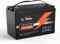 LiTime Batterie Lithium LiFePO4 12V 100Ah avec BMS 100A, 4000+ Cycles, pour Camping Car, Caravane, Système Off-Grid, Bateau, Solaire, Hors-Réseau