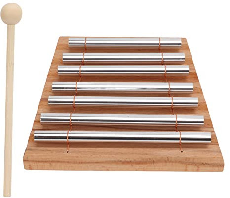 7-Ton-Handglockenspiel, Energie-Chime-Percussion-Handglocken-Percussion-Instrument mit Schlägel für Klassenzimmer-Gebets-Yoga-Musik