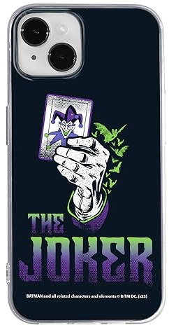 ERT GROUP Handyhülle für iPhone 14 Original und offiziell Lizenziertes DC Muster Joker 030 optimal an die Form des Handy angepasst, hülle aus TPU