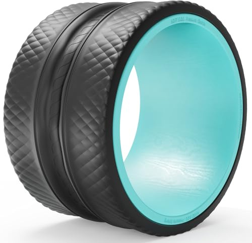 FitBeast Back Roller - Deep Tissue Massage Wheel, Yoga Wheel & Back Stretcher for Pain Relief (12'')