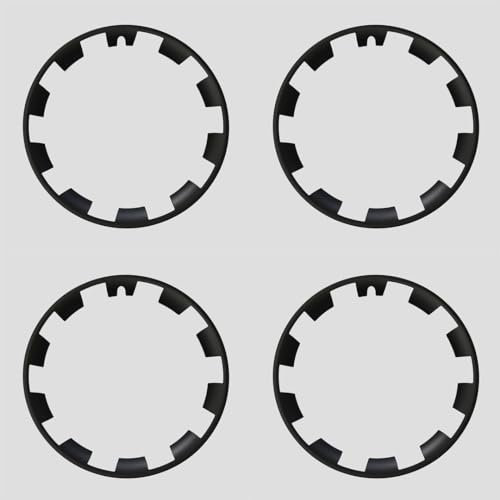 VION Lot de 4 enjoliveurs pour Roues de 20