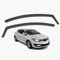 Lot de 2 déflecteurs d'air compatibles avec Renault Megane III 3 portes Coupé 2010 2011 2012 2013 2014 2015 2016 2017.