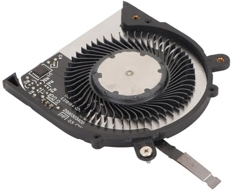 Elprico Ventilateur de Refroidissement pour Ordinateur Portable Dell XPS 13 7390,2 en 1, Ventilateur de Refroidissement de Remplacement, Accessoires pour Ordinateur Portable Dell XPS 13