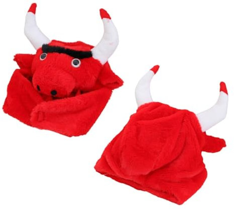 OFFSCH tapa de cabeza de toro festa de halloween fiesta halloween Decoración de fiesta disfraz toro disfraz de toro mewaii peluche plushie cosplay sombrero gorra sombrerería algodón