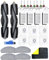 Yivy 26 Stück Zubehör Set für Ecovacs DEEBOT X1 Plus Staubsauger, X1+ Ersatzteile: 2 Hauptbürste,8 Seitenbürsten,4 HEPA-Filter, 4 wischpads, 6 Staubsaugerbeutel,1 Putztuch…