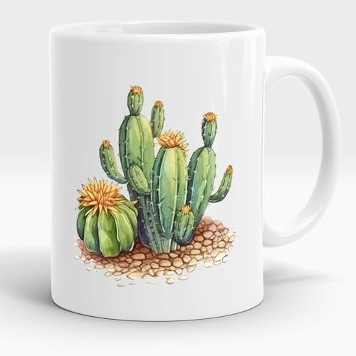 Dropful Mug diseño de cerámica cactus 325 ml