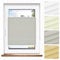 Jalousiescout Plissee Klemmfix ohne Bohren—Jalousie 65x200cm grau Sichtschutz Fenster Sonnenschutz, Lichtdurchlässig Rollo für Fenster & Tür, Hochwertiges Polyester Pure Plissee