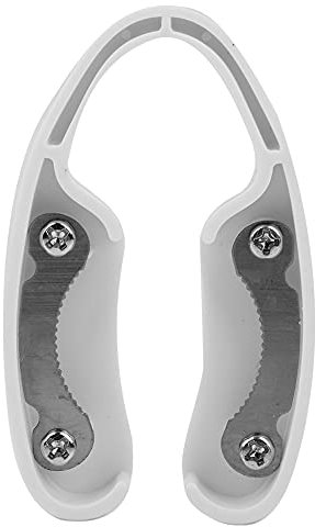 Ouvre-bouteille de vin, lames en acier inoxydable, outil de coupe-feuille de vin, coupe-papier facile à lame pour bouteilles de vin, ouvre-bouteille en étain (Blanc)