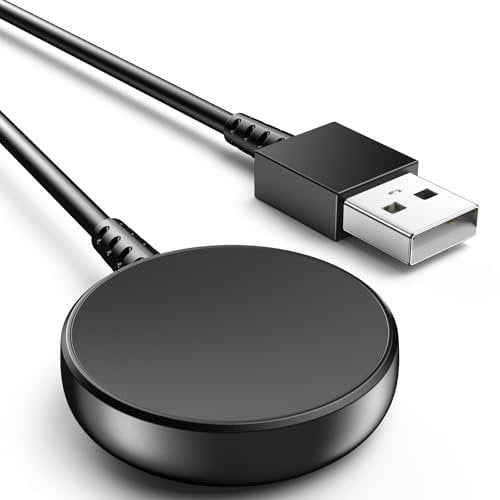 Wireless Charger for Samsung Watch, Magnetic Charger Cable for Galaxy Watch 7/6/6 Classic/5/5 Pro/4/4 Classic/3/Active 2/Active 1 USB Charging Cord 1m
