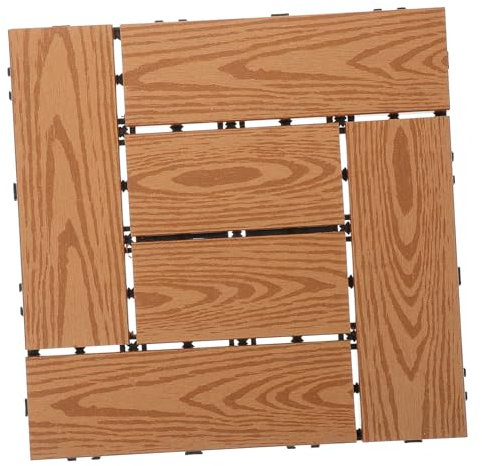 Gadpiparty Interlocking Deck Tile Für Balkon Und Garten Wasserdichtes Und Leichtes Outdoor-fußbodenfliesen Terrasse Und Patio Einfache Montage Ohne Werkzeuge Quadratmeter Fliesen