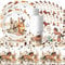 Shamoparty 61-Piece Western Cowboy Party Tableware Set, Brown Mustang Party Decorations, Includes Plates, Cups, Paper, Napkins, Table Cloth for 20 People