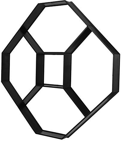 Sechseckiger Zement-B-Pflaster für Garten, Hof, Terrasse, Beton-Stufen-Maker, Gehweg-Maker für Auffahrt, Gehweg, Innenhof, Leicht und Einfach zu Bedienen