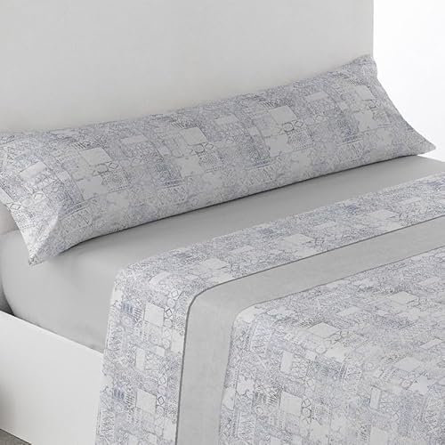 Juego Sábanas Pirineo Rada Invierno 3 Piezas - Gris, 90 cm