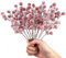 Symphonyw 20 Stück Künstliche Rote Stechpalmen Beeren, 22cm Fake Holly Berry Künstliche Beerenstängel Schnee Beerenzweige Picks für Weihnachtsbaum Dekoration Handwerk Hochzeit Ferienzeit Winter Deko