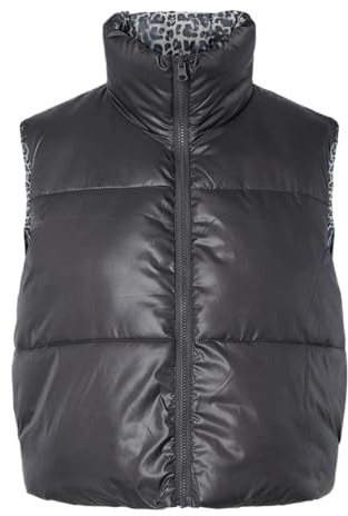 PIECES Damen Pcjimma Reversible Puffer Vest