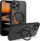 Telaso Magnetic Case for iPhone 12 Pro Max Case, [Compatible with MagSafe] with 360° Rotatable Ring Stand Slim Shockproof Protective Phone Cases for iPhone 12 Pro Max 6.7, Black