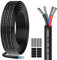 Cavo Elettrico 20 AWG 4 x 0,52 mm² UL2464-5 Metri, 4 Conduttori in Rame Stagnato, 300V, Ideale per Illuminazione LED Auto, Casa e Applicazioni Esterne