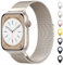 Bracelet milanais original compatible avec Apple Watch 38 mm, 40 mm, 41 mm, 42 mm, 44 mm, 45 mm, 46 mm, 49 mm – Fermeture magnétique réglable pour iWatch Series 10, 9, 8, 7, 6, 5, 4, 3, 2, 1, Ultra