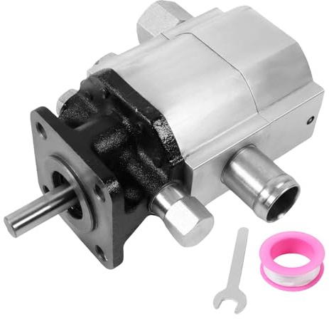 Zachager 1 pompe hydraulique à engrenages pour fendeuse de bûches : 2 étapes, 13 GPM pour une utilisation sur des fendeuses de bûches de 5 à 35 tonnes