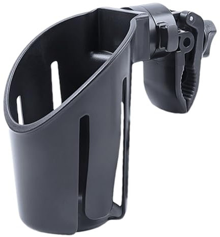 Schwarz 9x9,8x14 cm ABS Getränkehalter Für Kinderwagen Zubehör Kaffeehalter Kinderwagen Rollator Fahrrad Cup Holder Für Fahrräder, Trolleys Oder Rollatoren, Passend