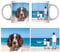 MUGGZ - Personalised Ceramic Mug (11oz) with Photo - Personalise with a 2 Photo/Logo Collage - Novelty Custom Gift for Family, Birthday, Anniversary, Mum, Dad, Corporate Business