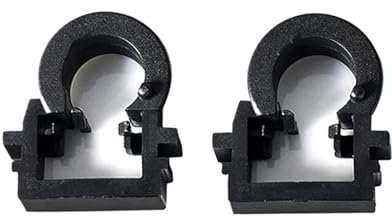 MEIZIYU 2 Stück H1 LED-Birnen-Adapter-Halter-Basis Fiesta Mondeo Beam-Scheinwerfer, passend for Ford, Focus MK3 LED-Scheinwerferlampenhalterung