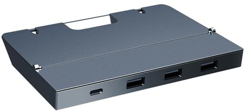 Zymoplas 6 in 1 Auto USB Dockingstation, interner Erweiterungskartenleser, Gamepad, Automobil Dock Hub, tragbarer Ladegerät Splitter