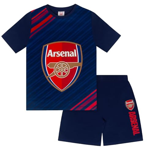 Arsenal FC Boys Pyjamas Short Toddler Kids OFFICIAL Football Gift