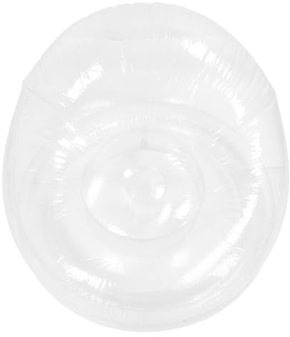 Aramox Aufblasbarer, Durchsichtiger Stuhl, PVC-PVC-transparenter Blow-Sofa-Sitz, Bequeme Innen- und Außenmöbel für Zuhause, Garten, Pool, Camping