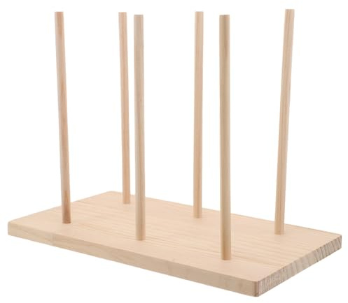 CORHAD Wooden Hand Puppet Display Stand Large Finger Puppet Tree Holder Rack Suitable for Classroom Home Theater Use