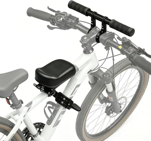 BORDEAG Kindersitz Fahrrad Vorne, Vorne Montierte Fahrradsitze, Für Kinder 1-8 Jahre Mountainbike Kindersitz Vorne, Fahrradsitz Kinder Vorne Abnehmbarer Kinder Fahrradsitz Für Familienausflüge