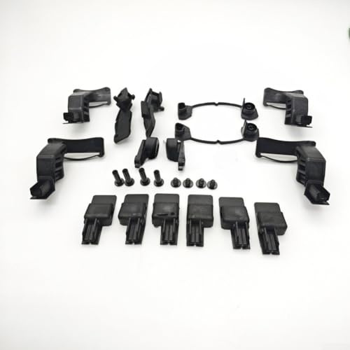 Kit di riparazione tetto apribile per Smart Fortwo 451, staffa scorrevole serratura tetto A4517800089 A4517760016, plastica ABS, nero