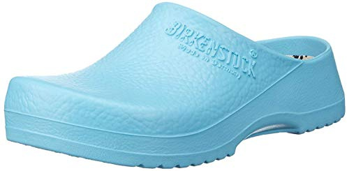 BIRKENSTOCK Professional SUPER Damen Clogs, 41 EU, Blau Ciel Blue Light