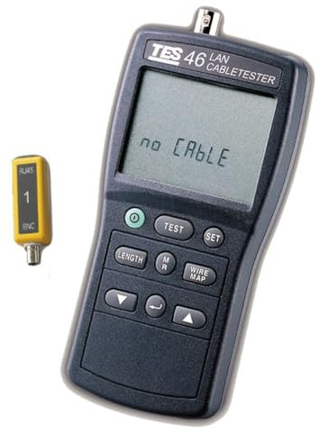 TES 46 CAT-5 Lan-Kabeltester/CAT-5 Lan Cable Tester