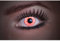 Eyecatcher Diamond UV, Farbige Kontaktlinsen, red, Leuchten im Schwarzlicht, 1er Pack (1 x 2 Stück)