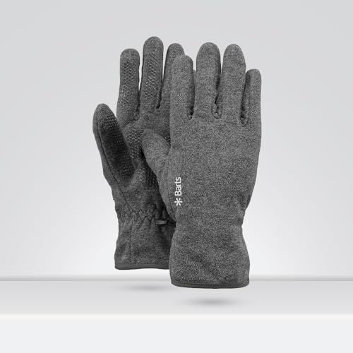 Barts Unisex Fleece Handschuhe, Grau (0002/Heather Grey 002b), One size