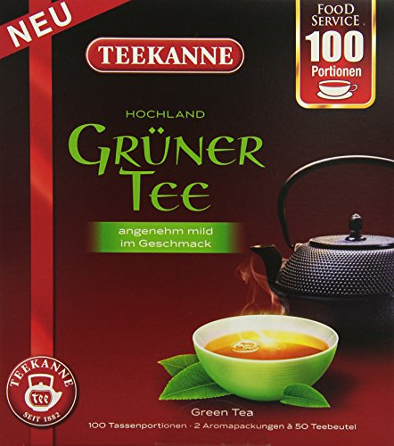Teekanne Grüner Tee, 2er Pack (2 x 150 g)
