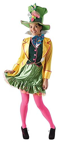Rubie's Official Disney Alice in Wonderland Mad Hatter Ladies Costume, Adult Fancy Dress