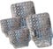 4pc Heavy Duty Alloy Checker Chrome Plate Mat - Aluminium Effect Car Mats Set Van | All Weather With Rubber Backing Fits Car - Long Lasting (Silver)