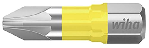Wiha Bits, Y-Bit PZ2, 25 mm, 5 Stück in einer Box, für das Verschrauben von Schrauben in Y-Form