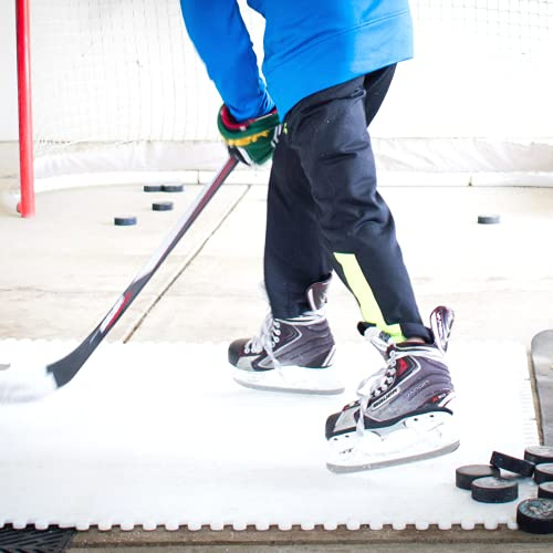 Skate Anytime - Synthetic Ice for Hockey - Skateable Artificial Ice Tiles - Backyard Ice Rink - Starter Kit