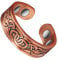 wollet Magnetischer kupferner Ring für Arthritis-Frauen/justierbares gesundes der Männer (CPR-0915) (Länge 60mm)