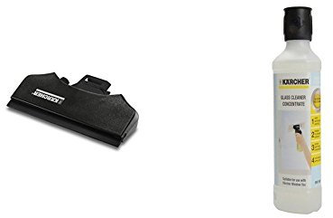 Karcher Window Vacuum Small Suction Blade for WV2, WV2 Premium and WV5 Premium + 500 ml Glass Cleaning Concentrate for Window Vacuum