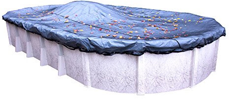 Robelle 451840 Premium ovales oberirdisches Laubnetz, 5,5 x 12,2 m, Pool