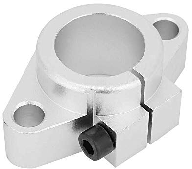 Senris Führungsschiene für Linearstangenschaft, Aluminiumlegierung, Linearschiene, silber