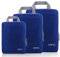 Eono Komprimierbaren Packwürfeln zur Organisation Ihres Reisegepäcks, Compression Packing Cube, Packtaschen Set und Gepäck Organizer für Rucksack und Koffer - Navy, 3-teilig
