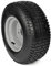 Komplettrad 16x6.50-8 4PR, LK: 4/60/100, ET0, Kenda K358 - Block